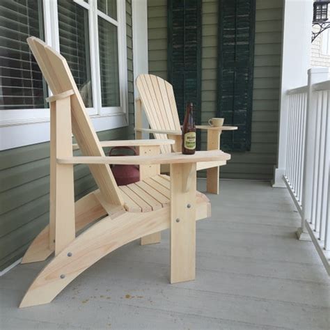 Grandpas Adirondack Rocker Plans Dwg Files For Cnc Machines Etsy