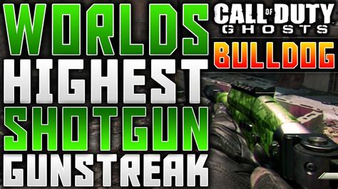 COD Ghosts WORLDS HIGHEST SHOTGUN GUNSTREAK 50 KILLSTREAK GUN