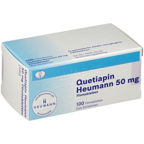 Quetiapin Heumann Mg St Mit Dem E Rezept Kaufen Shop Apotheke