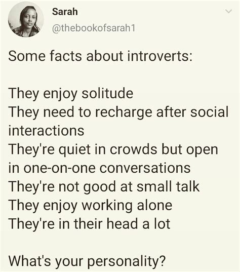 Some Facts About Introverts Whats Your Personality And What Are The