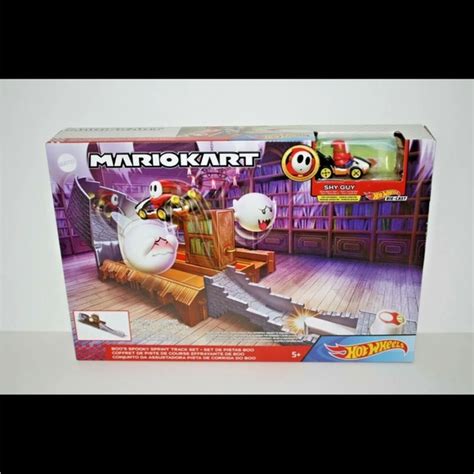 Hot Wheels Toys Hot Wheels Mario Kart Boos Spooky Sprint Track Set Shy Guy Nib Poshmark