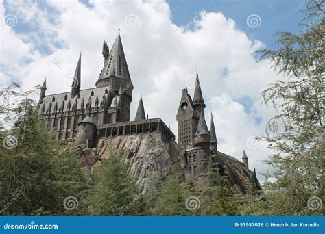 Hogwarts Castle Harry Potter Universal Studio S Editorial Photo Image