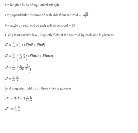 Y Clargus And Magnetism A Current Of I Ampere Is Flowing In An