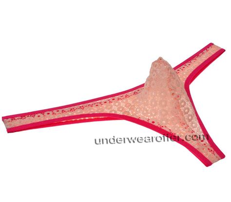 New Sexy Men S Transparent Lace Bikini Thongs Underwear Sexy String Tangas Pouch G String Pants