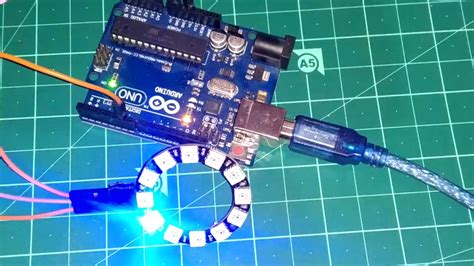 Arduino Ws2812 Led Or Neopixel Led Strip Or Ring Tutorial 4 Steps