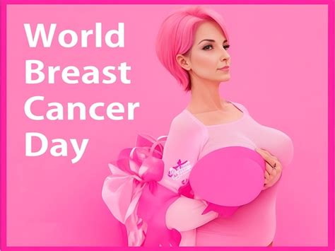 Premium Ai Image World Breast Cancer Day