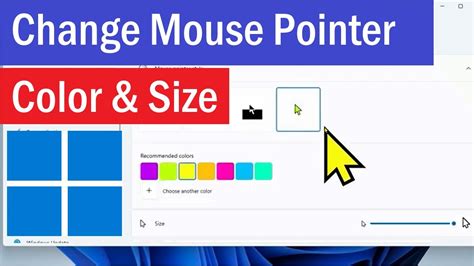 How To Change Mouse Pointer Color And Size In Windows 11 Cursors