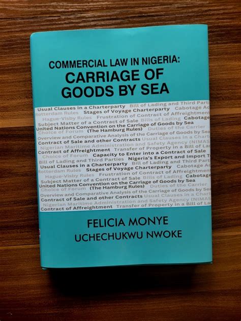 Carriage Of Goods By Sea Legalnaija