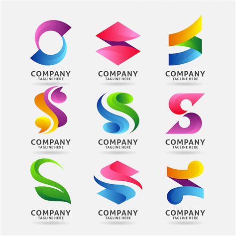 Premium Vector Collection Of Letter S Modern Logo Design