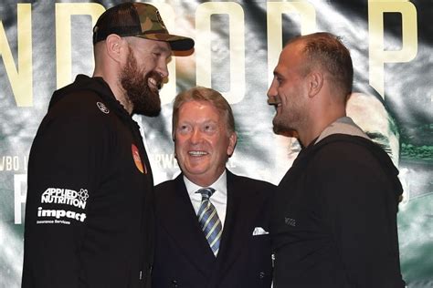 Photos Tyson Fury Francesco Pianeta Go Face To Face Boxing News