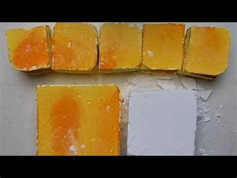 Yellow Crunchy Homemade Gym Chalk Blocks Fresh Block Oddly