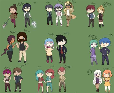 All My Ocs By Oooakumahanaooo On Deviantart