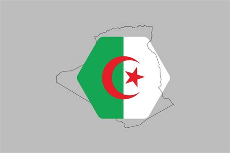 Premium Vector Algeria Flag The Flag Of Algeria Flag Of Algeria