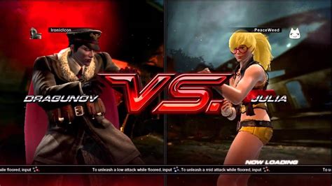 Tekken 6 Dragunov Vs Bruce Anna Julia Alisa Leo Feng Matches 4