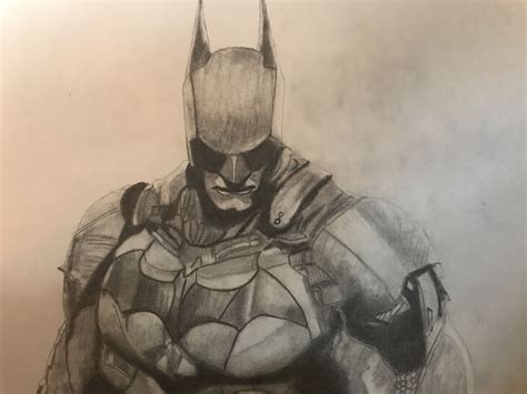 Batman Arkham Knight Pencil Draw Armadura De Batman Dibujos Figura