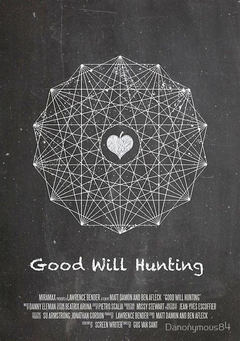 Good Will Hunting Posters By Danonymous Redbubble Good Will