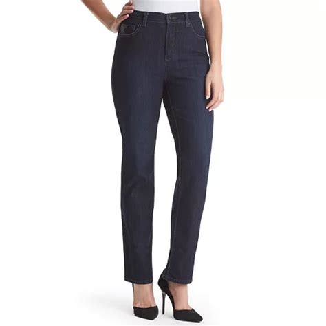 Womens Gloria Vanderbilt Amanda Classic Fit Embellished Tapered Jeans