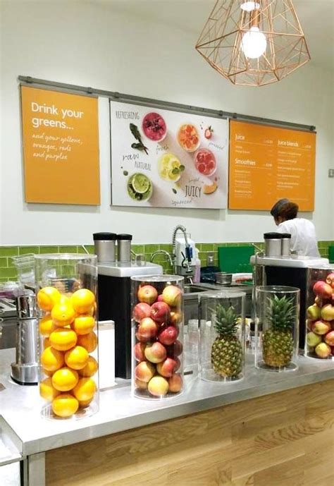 Sleek Design Fits In Modern Juice Bars Juice Bar Design Fresh Juice