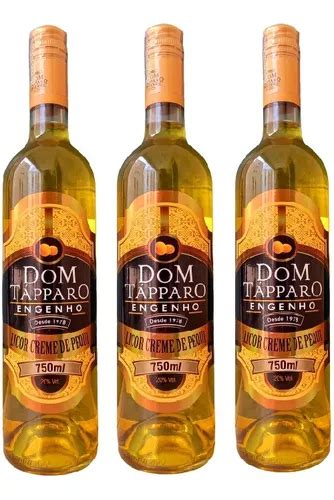 Kit Licor Creme De Pequi Dom Tápparo 750ml 3 Unidades Frete grátis