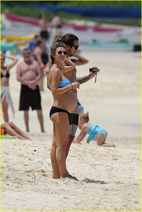 Audrina Patridge Corey Bohan Snap Bikini Baby Bump Pics Photo