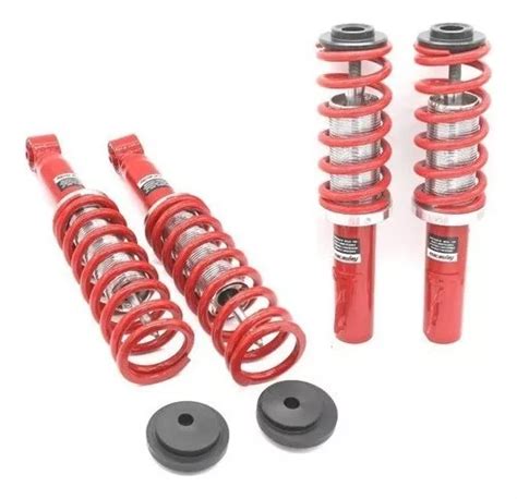 Kit Suspensão Rosca Super Slim Para Gol G5 G6 G7 Completa