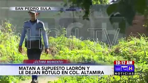 Ejecutado y con un rótulo por ladrón lo encuentran en SPS Vídeo