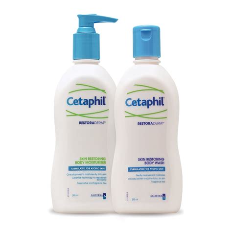 Cetaphil Restoraderm Body Wash And Moisturizer Products That Work For