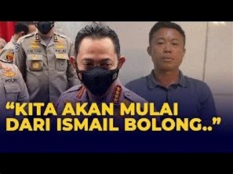 Terkait Mafia Tambang Batu Bara Kapolri Kita Mulai Dari Ismail Bolong