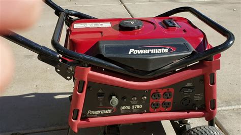 Coleman Powermate Generator Watt Watt Surge Youtube