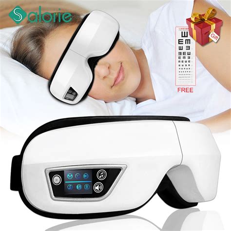 Eye Massager 6d Smart Airbag Vibration Eye Care Instrument Hot Compress Bluetooth Eye Massage