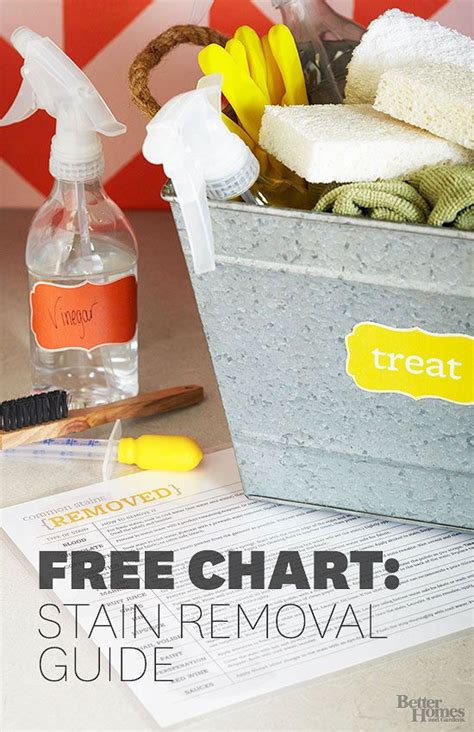 Cleaning Charts Stains And Free Charts On Pinterest