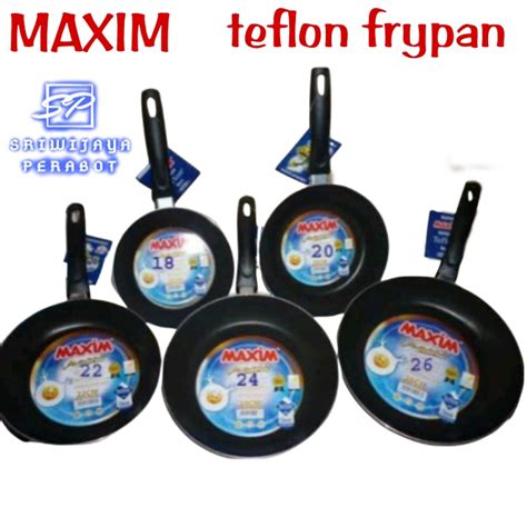 Jual Teflon Maxim Valentino Frypan Cm Shopee Indonesia