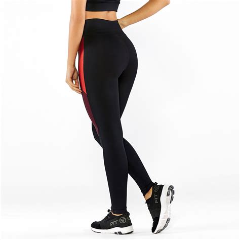 Calça Legging Poliamida Recortes Assimétricos Preto