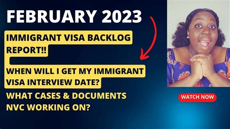 February 2023 Immigrant Visa Backlog Report When Will I Get My