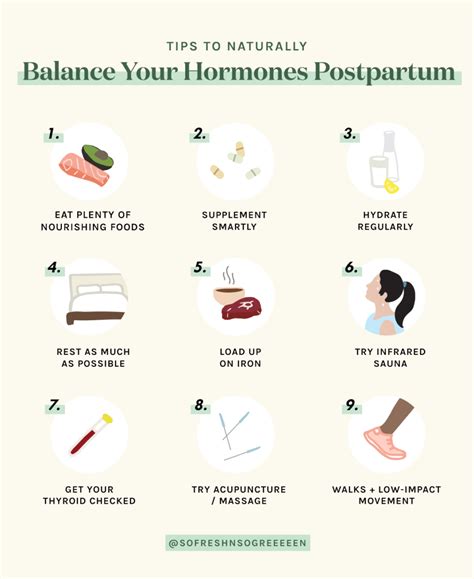 9 Tips To Naturally Balance Hormones Postpartum 0 6 Months So Fresh N So Green