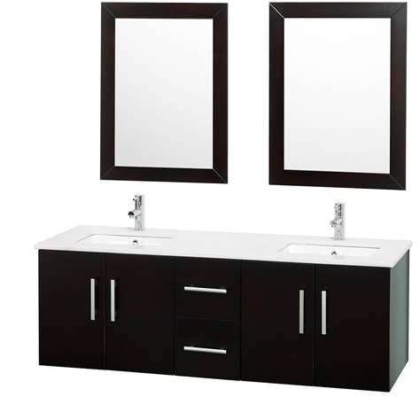 Brooke 59 Double Bathroom Vanity Set Espresso Free Shipping