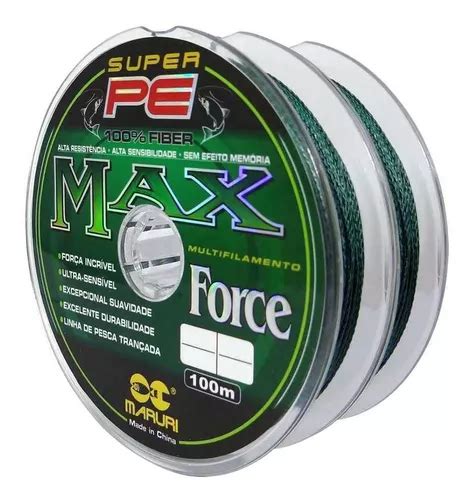 Kit 2 Linha Multi Maruri Max Force 4x 0 18mm 21lb 100m Parcelamento