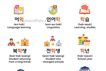 Korea Learn Korean With Fun Colorful Infographics Dom Hyo Learn