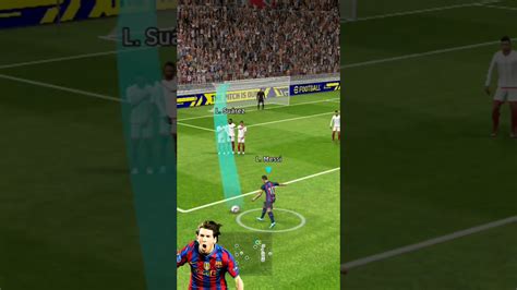 Messi Smooth Free Kick Goal 😉 Efootball Efootball2024 Efootball2023