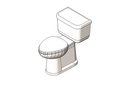 3d Model Of Sitting Toilet Detail Sanitary Block Layout File In Dwg