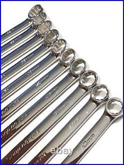 Snap On Tools 10 Piece Metric Flank Drive PLUS Combo Wrench Set 10 19MM