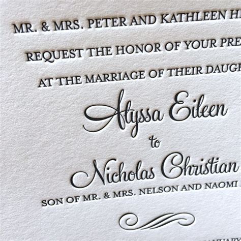 29 Custom Letterpress Invitations You’ll Love