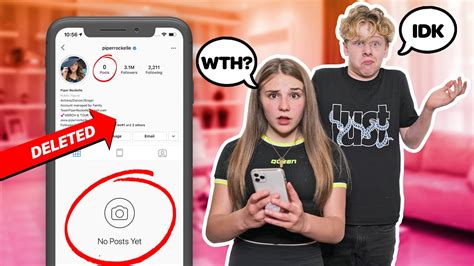 I Deleted My Girlfriends Instagram Prank Funny Reaction 💔 Lev