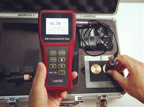 Eddy Current Testing Probes Electrical Conductivity Meter Khz For Non