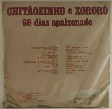 Lp De Vinil ChitÃozinho E XororÓ 60 Dias Apaixonado Queroleiloar