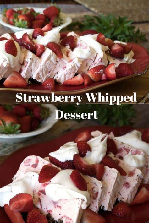 Cool Strawberry Whipped Dessert