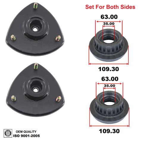 Strut Mount Front Set For Mazda Cx 5 13 16 Cx 3 16 20 6 14 20 3 14 18 W Bearing Ebay