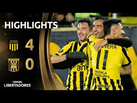 Peñarol vs The Strongest 4 0 resumen resultado y goles del partido