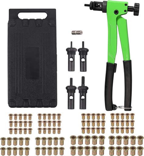 AUTOUTLET Kit de Pince Ecrou Rivet Professionnel Pistolet à Ecrou avec