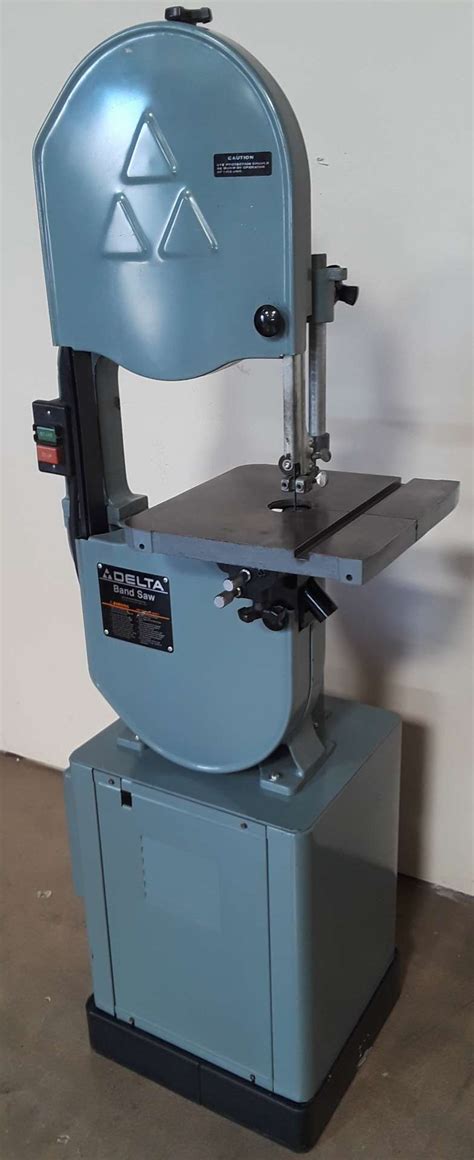 Delta 14 Band Saw Closed Stand Model 28 203 34 Hp 115230 Volts 1 Phase